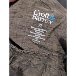 Croft & BARROW OD Green Dress Blouse Xl